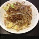 男の簡単焼きそば(^^)/